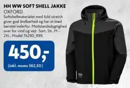 Davidsen HH WW SOFT SHELL JAKKE OXFORD tilbud