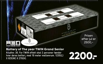 Bilka Battery of The year TWIN Grand Senior tilbud
