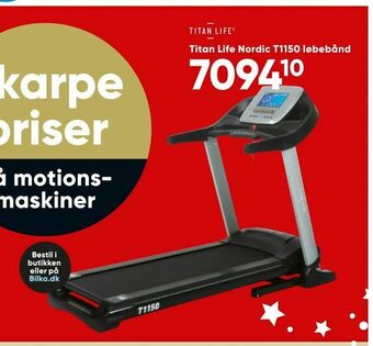 Bilka Titan Life Nordic T1150 løbebånd tilbud