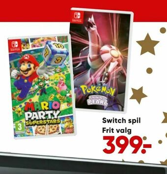 Bilka Switch spil tilbud