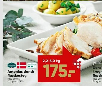 Bilka Antonius dansk flæskesteg tilbud