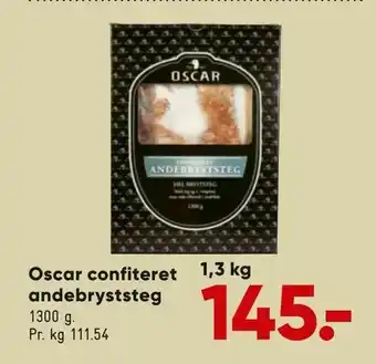 Oscar confiteret andebryststeg