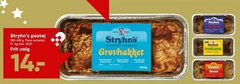 Bilka Stryhn's postej tilbud