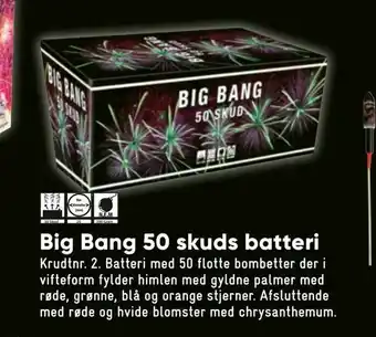 Bilka Big Bang 50 skuds batteri tilbud