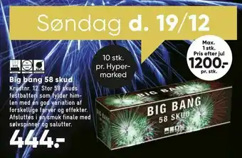 Bilka Big bang 58 skud tilbud