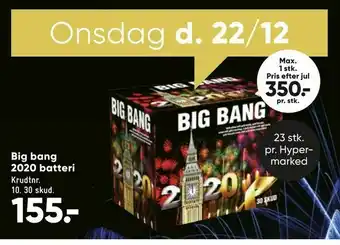 Bilka Big bang 2020 batteri tilbud