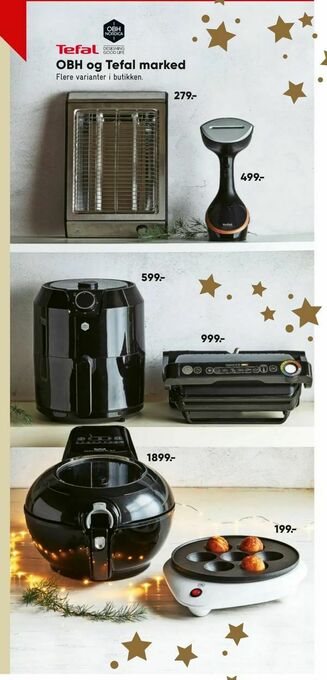 Bilka OBH og Tefal marked tilbud