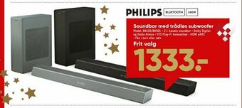 Bilka Soundbar med trådløs subwoofer tilbud