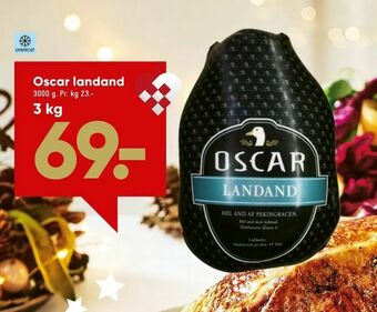 Bilka Oscar landand tilbud