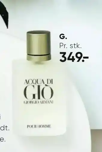 Bilka Giorgio Armani Acqua Di Gió Pour Homme tilbud