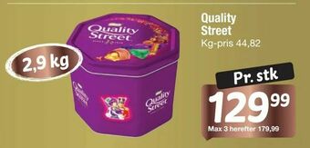 Fakta Tyskland Quality Street tilbud