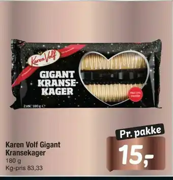 Fakta Tyskland Karen Kransekager Volf Gigant tilbud