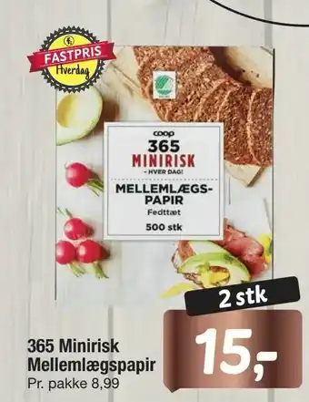 Fakta Tyskland 365 Minirisk Mellemlægspapir tilbud