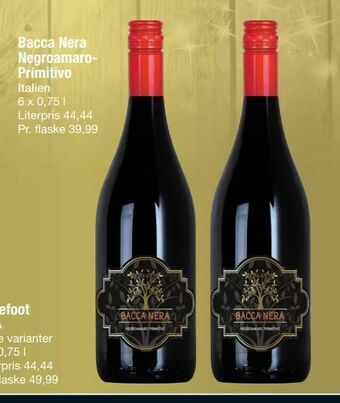 Fakta Tyskland Bacca Nera Negroamaro- Primitivo tilbud