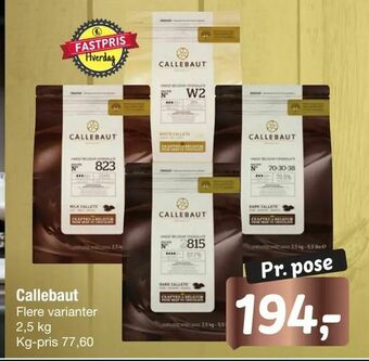 Fakta Tyskland Callebaut tilbud