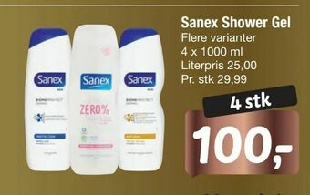 Fakta Tyskland Sanex Shower Gel tilbud