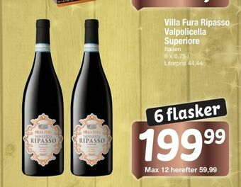 Fakta Tyskland Villa Fura Ripasso Valpolicella Superiore tilbud