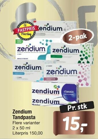 Fakta Tyskland Zendium Tandpasta tilbud