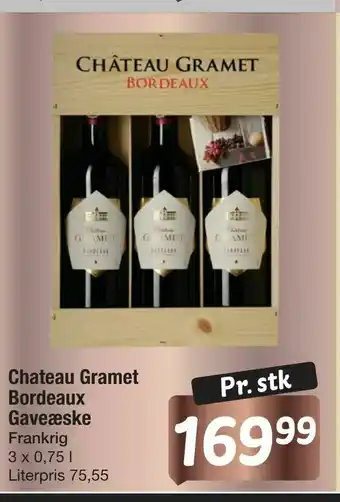 Chateau Gramet Bordeaux Gaveæske