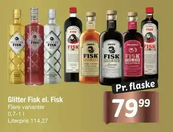 Glitter Fisk el. Fisk