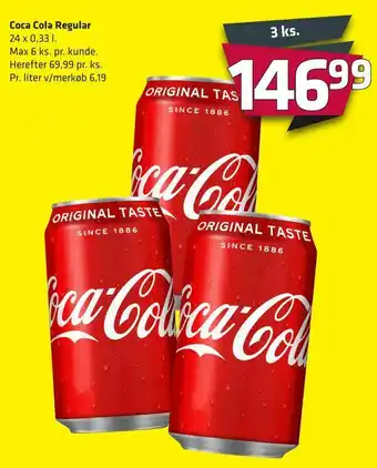 Fleggaard Coca Cola Regular tilbud