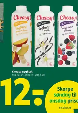 Coop 365 Cheasy yoghurt tilbud