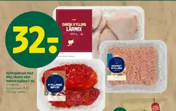 Coop 365 Kyllingebryst med BBQ, lårmix eller hakket kylling 3-6% tilbud