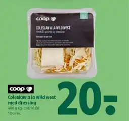 Coop 365 Coleslaw a la wild west med dressing tilbud