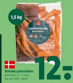 Coop 365 Danske gulerødder danmark, kl. i. tilbud