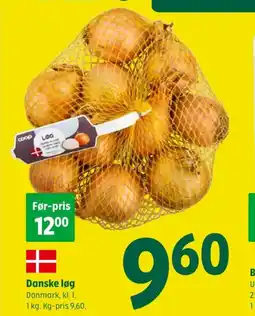 Coop 365 Danske løg Danmark, kl. I. tilbud