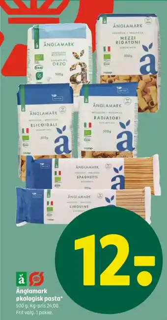 Coop 365 Änglamark Økologisk pasta tilbud
