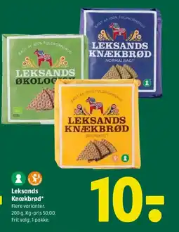 Coop 365 Leksands Knækbrød* tilbud