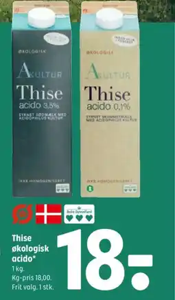 Coop 365 Thise Økologisk acido* tilbud