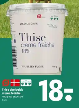 Coop 365 Thise økologisk creme fraiche tilbud