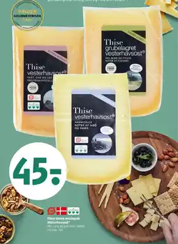 Coop 365 Thise dansk økologisk Vesterhavsost* tilbud