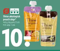 Coop 365 Thise økologisk pouch skyr tilbud