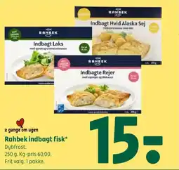 Coop 365 Rahbek indbagt fisk* Dybfrost. tilbud