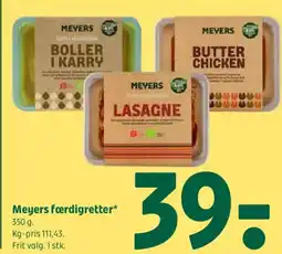 Coop 365 Meyers færdigretter* tilbud
