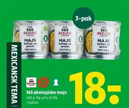 Coop 365 365 økologiske majs tilbud