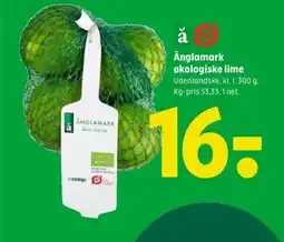 Coop 365 Änglamark økologiske lime tilbud