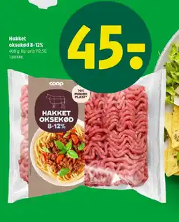 Coop 365 Hakke oksekød 8-12% tilbud