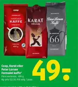Coop 365 Coop, Karat eller Peter Larsen tilbud
