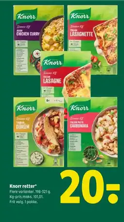 Coop 365 Knorr retter tilbud