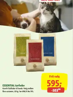 Maxi Zoo ESSENTIAL tørfoder tilbud