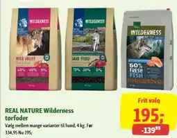 Maxi Zoo REAL NATURE Wilderness tørfoder tilbud