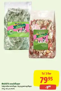 Maxi Zoo MultiFit snackflager tilbud