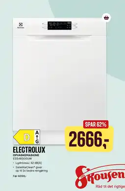Skousen ELECTROLUX OPVASKEMASKINE ESS48300UW tilbud