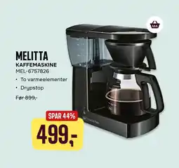Skousen MELITTA KAFFEMASKINE MEL-6757826 tilbud