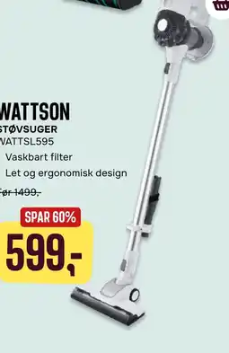 Skousen WATTSON STØVSUGER WATTSL595 tilbud