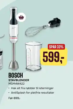 Skousen BOSCH STAVBLENDER MSM4W422 tilbud